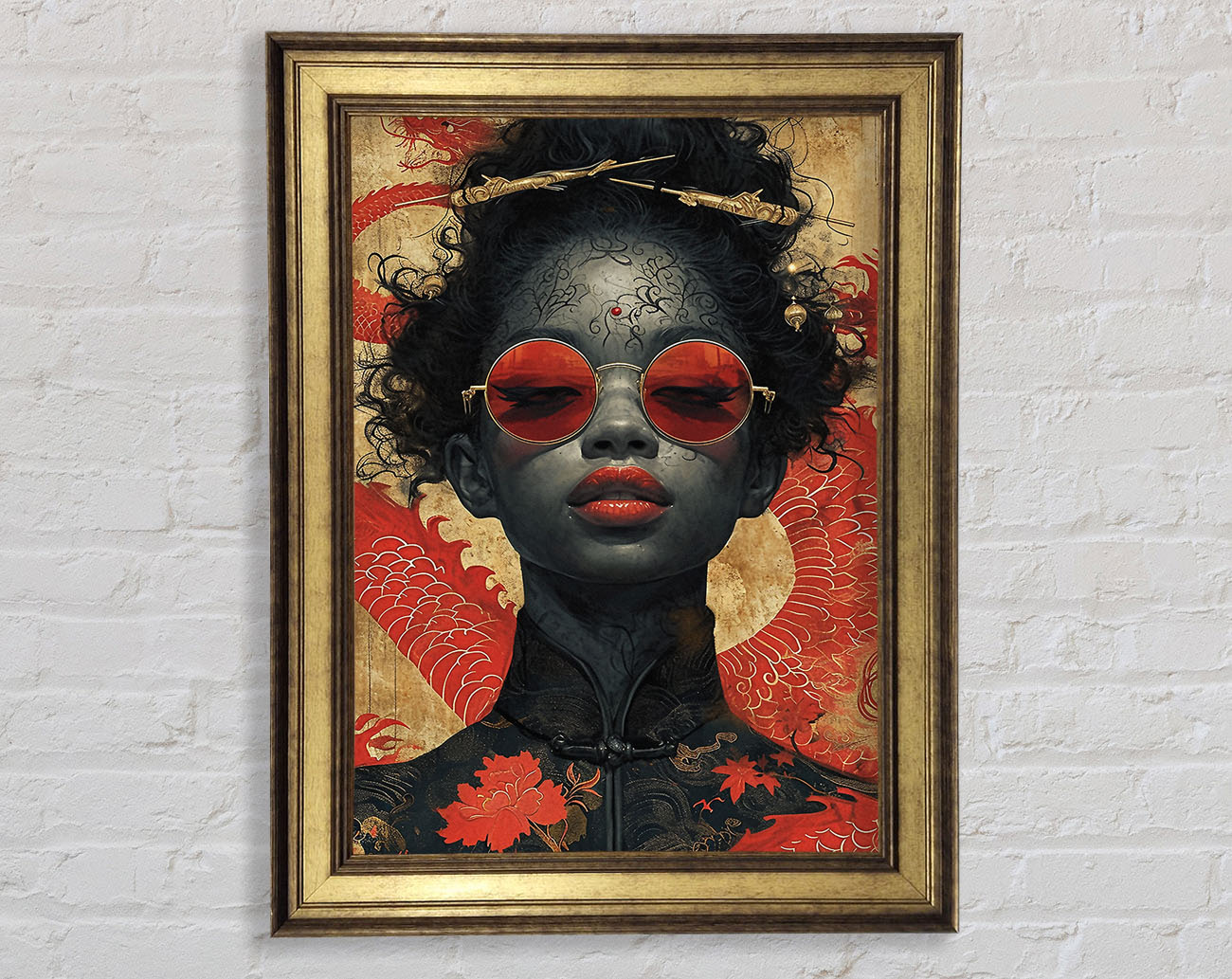 Dragon Empress Framed Print