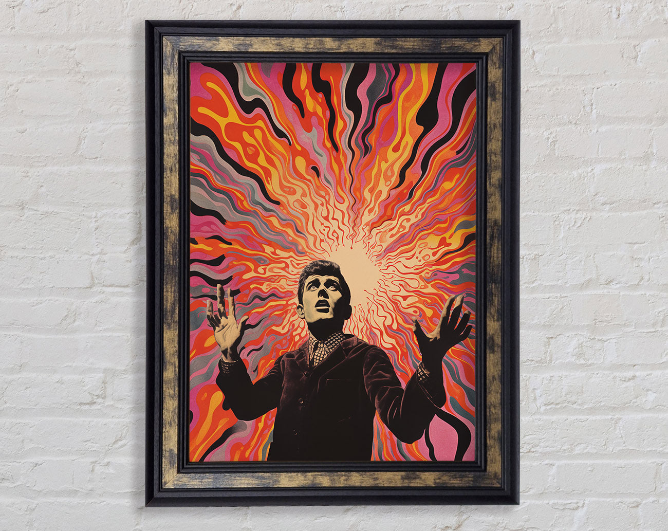 Explosion Of Thought Framed Print