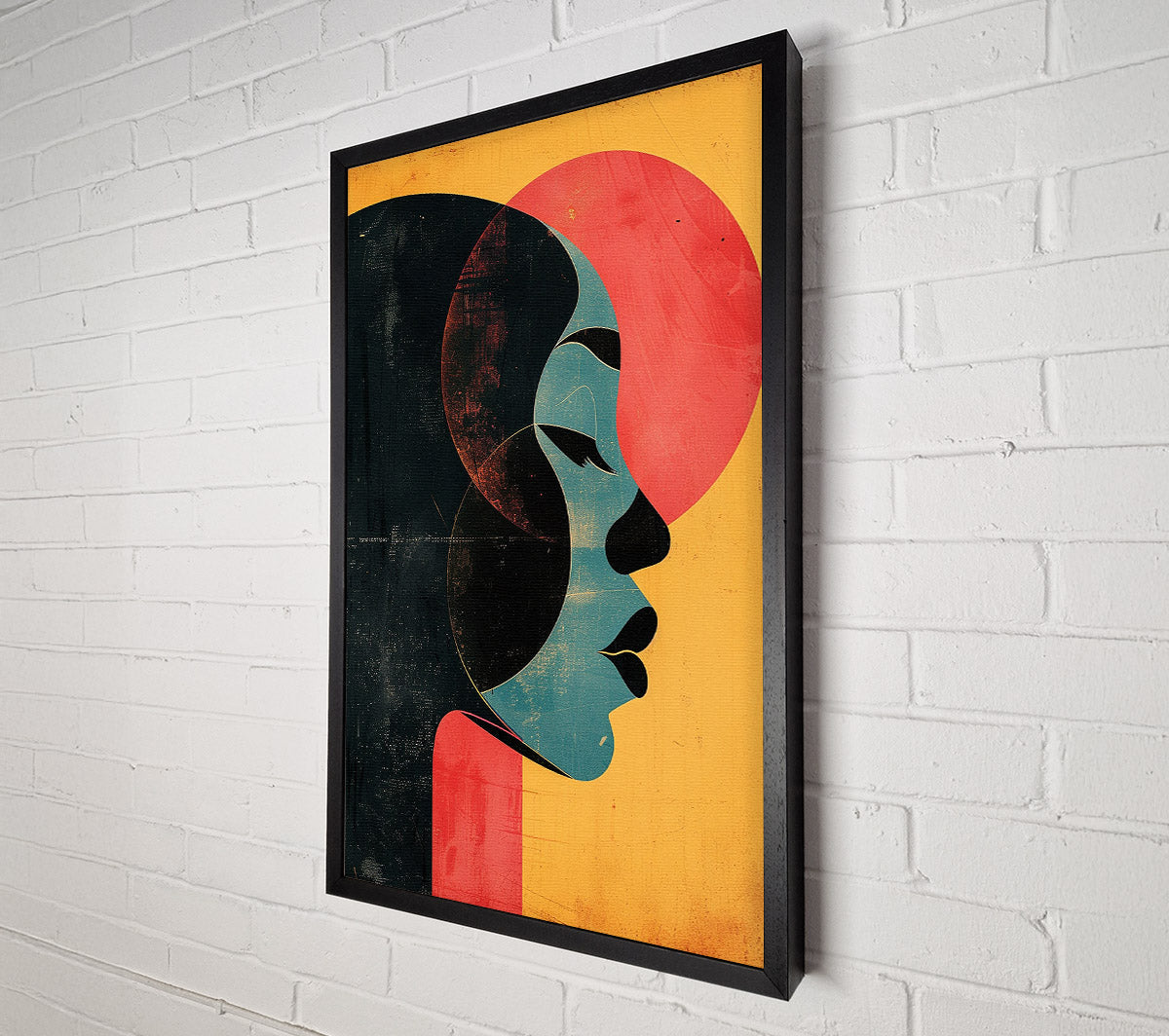 Face To The Right Canvas Art
