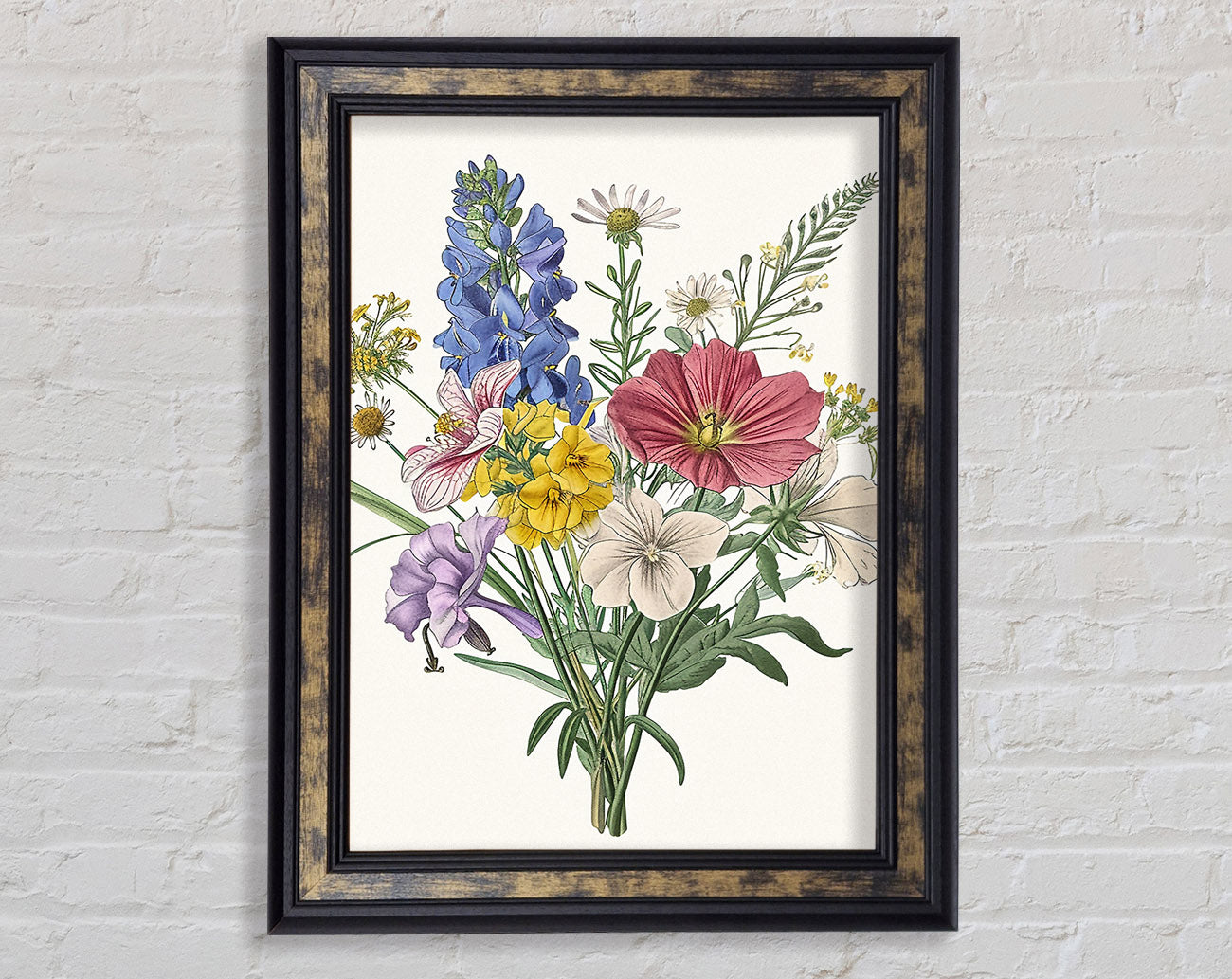 Flower Garden Foxglove Framed Print