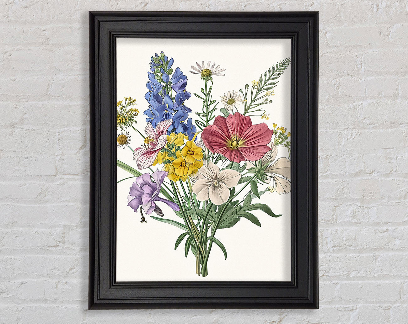 Flower Garden Foxglove Framed Print