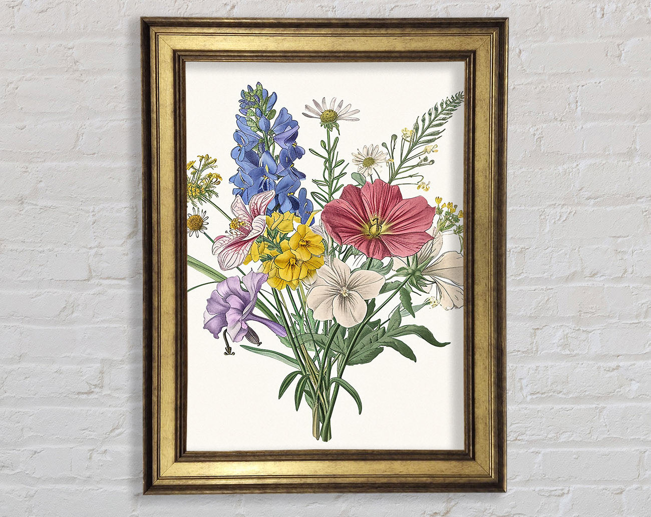 Flower Garden Foxglove Framed Print