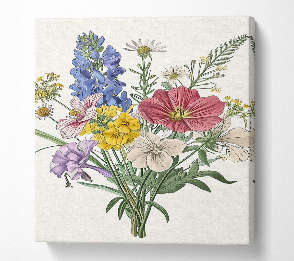Flower Garden Foxglove Canvas Print