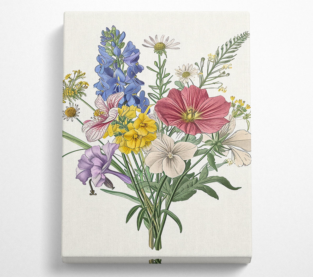Flower Garden Foxglove Canvas Print