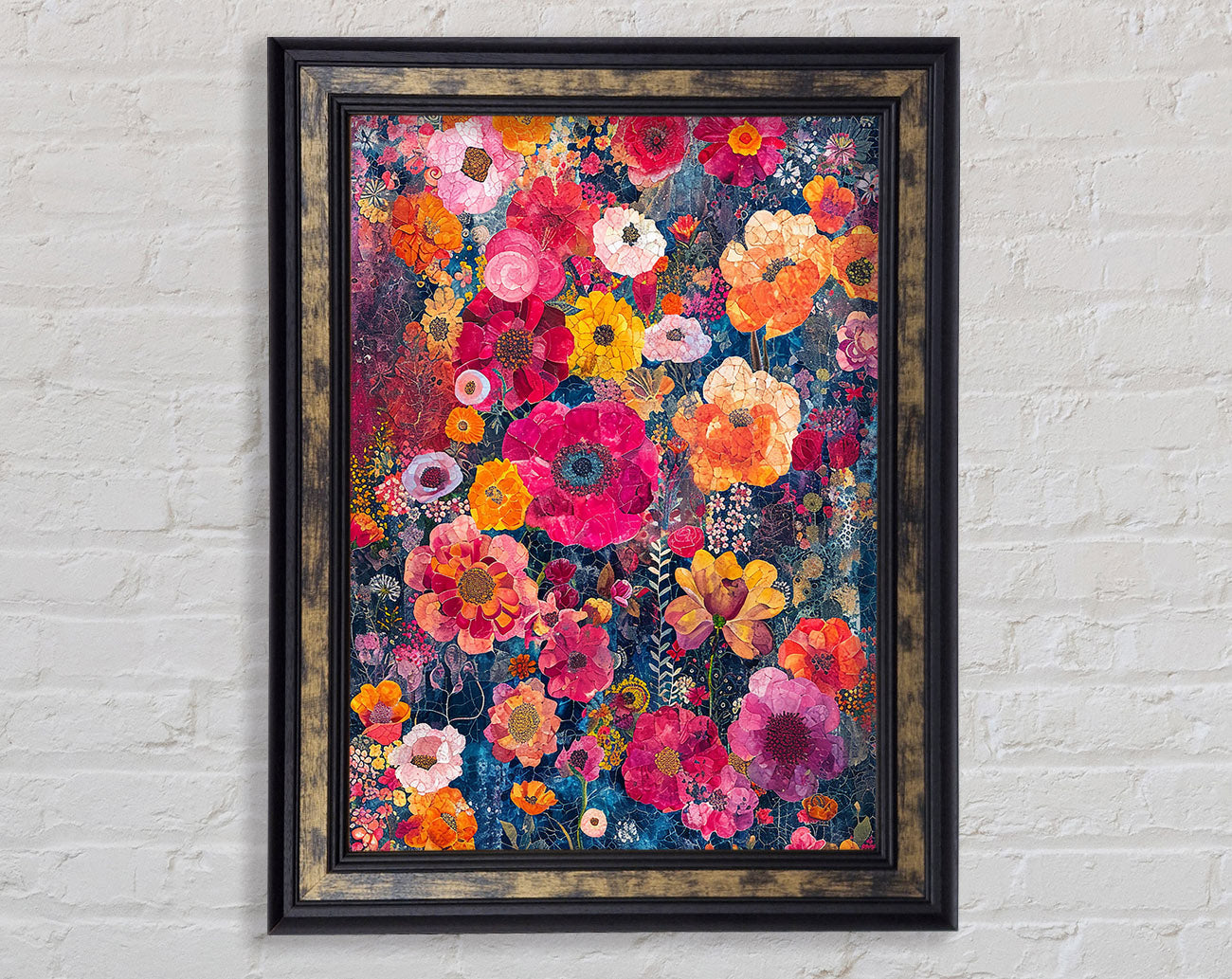 Flower Garden Framed Print