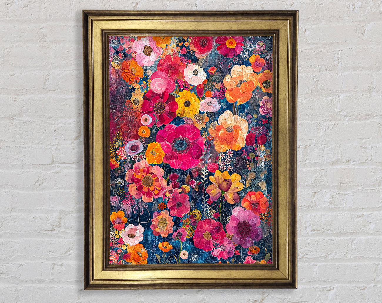 Flower Garden Framed Print