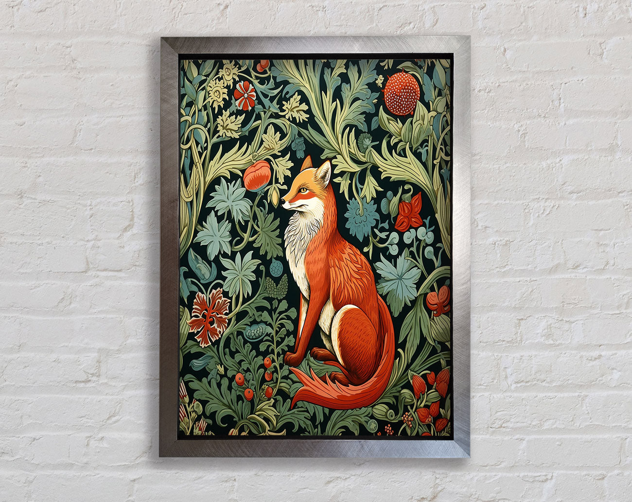 Fox Garden Framed Print