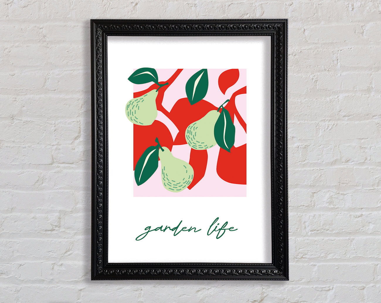 Garden Life Framed Print