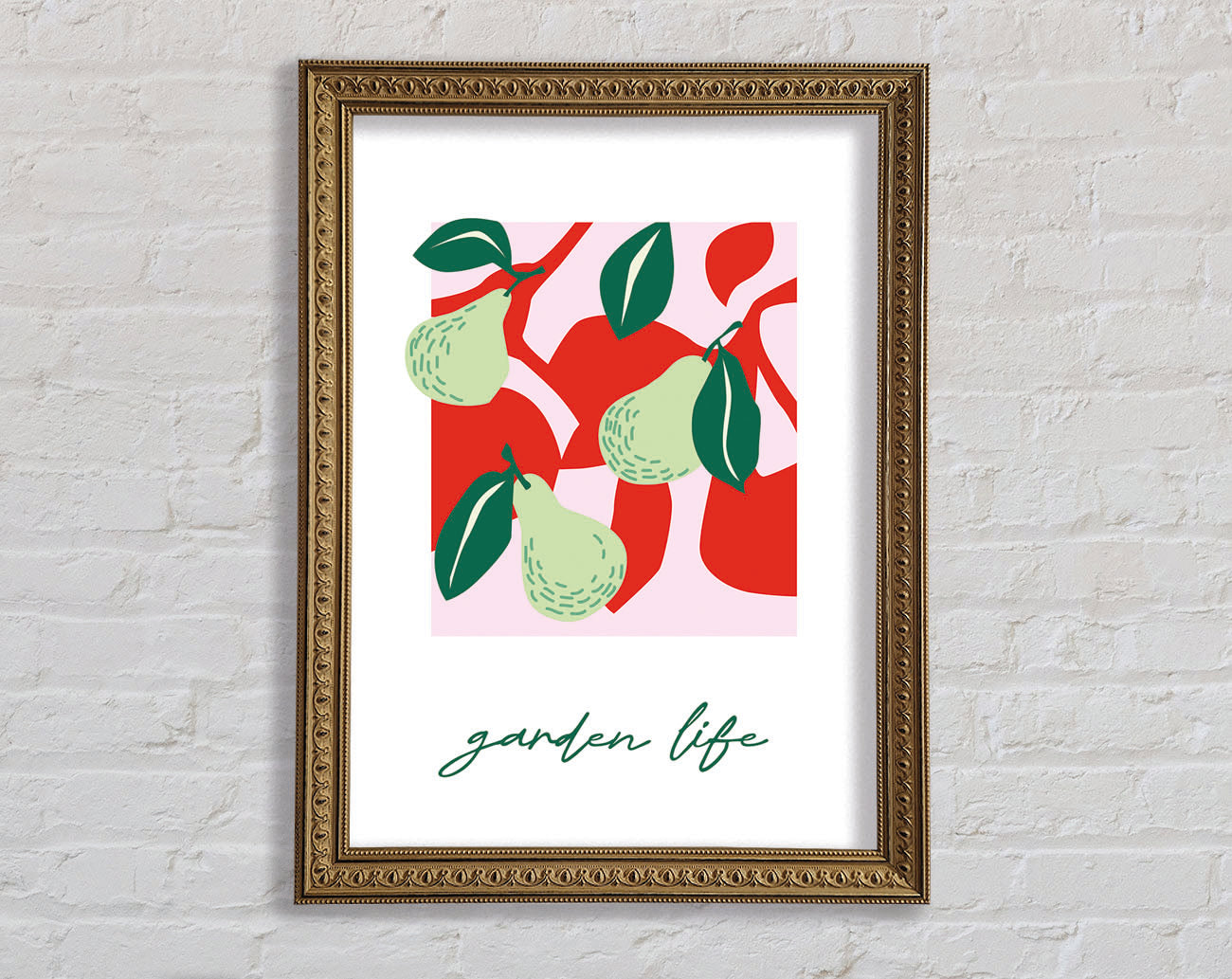 Garden Life Framed Print