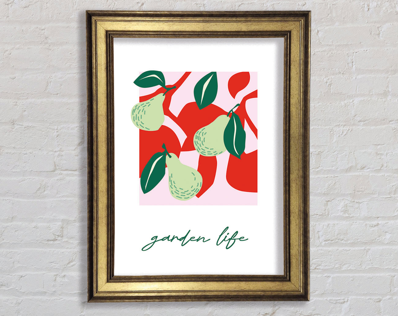 Garden Life Framed Print