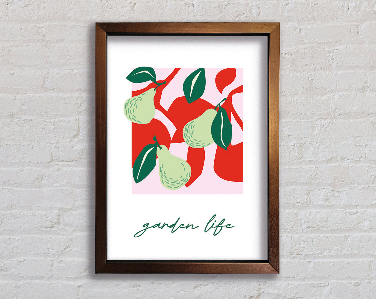 Garden Life Framed Print