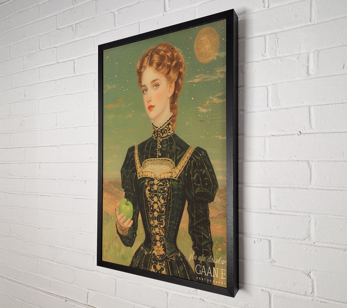 Emerald Lady'S Choice Canvas Print