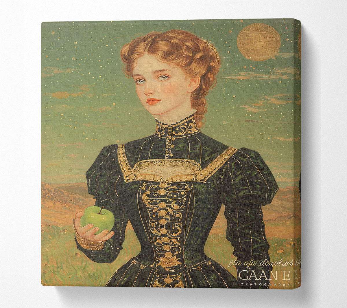 Emerald Lady'S Choice Canvas Print