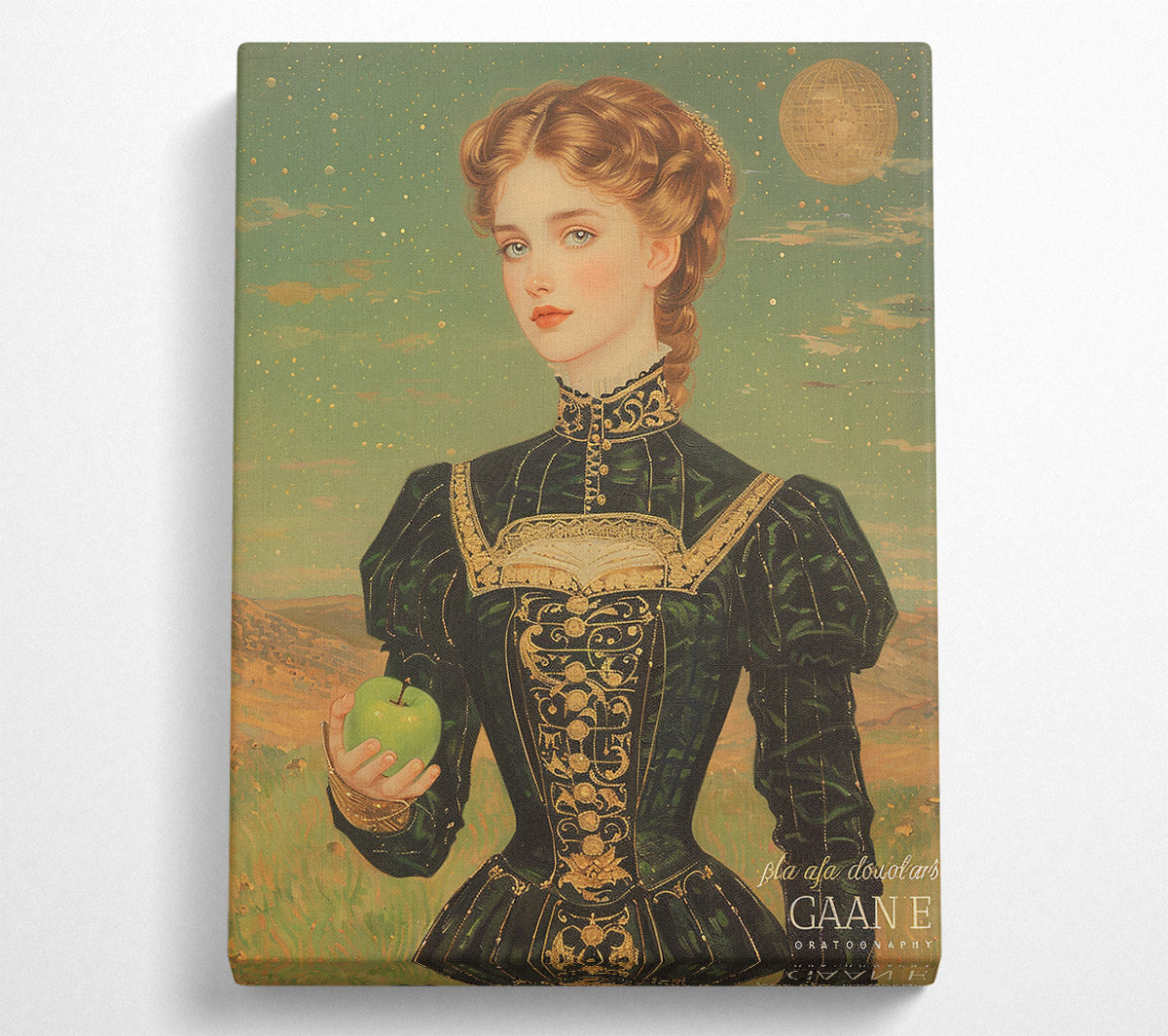 Emerald Lady'S Choice Canvas Print