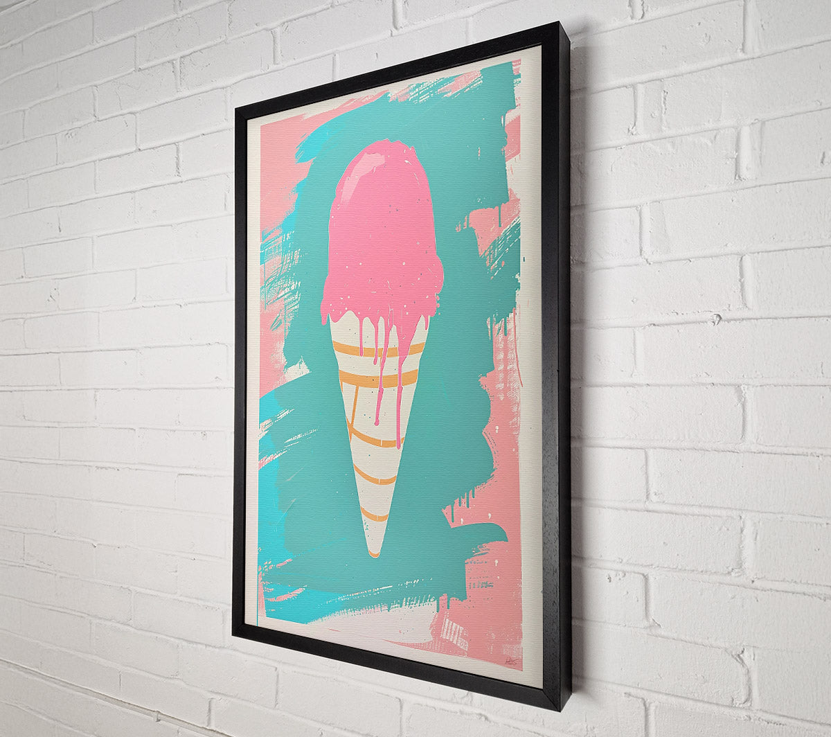 Melting Pink Dream Canvas Print