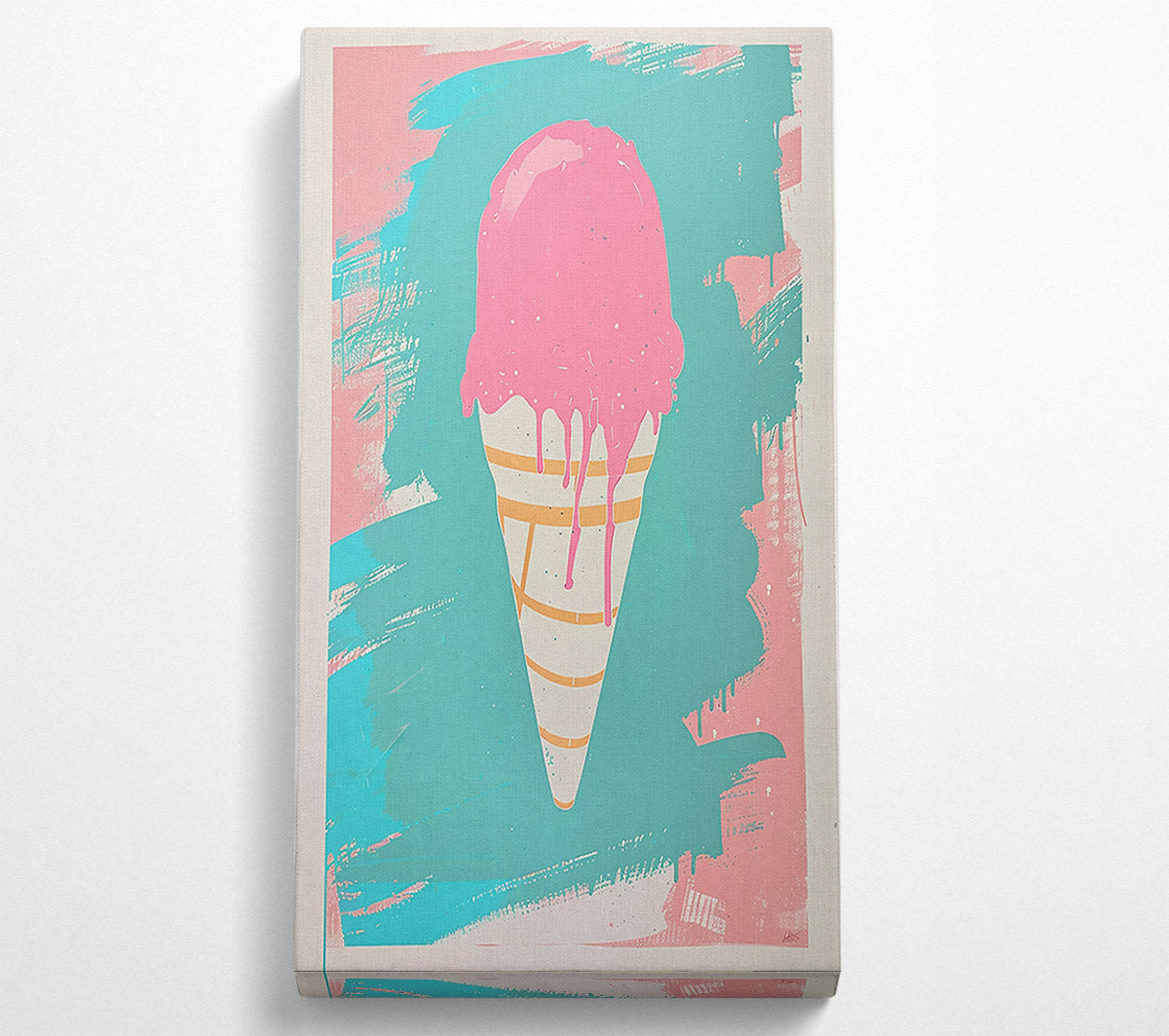 Melting Pink Dream Canvas Print