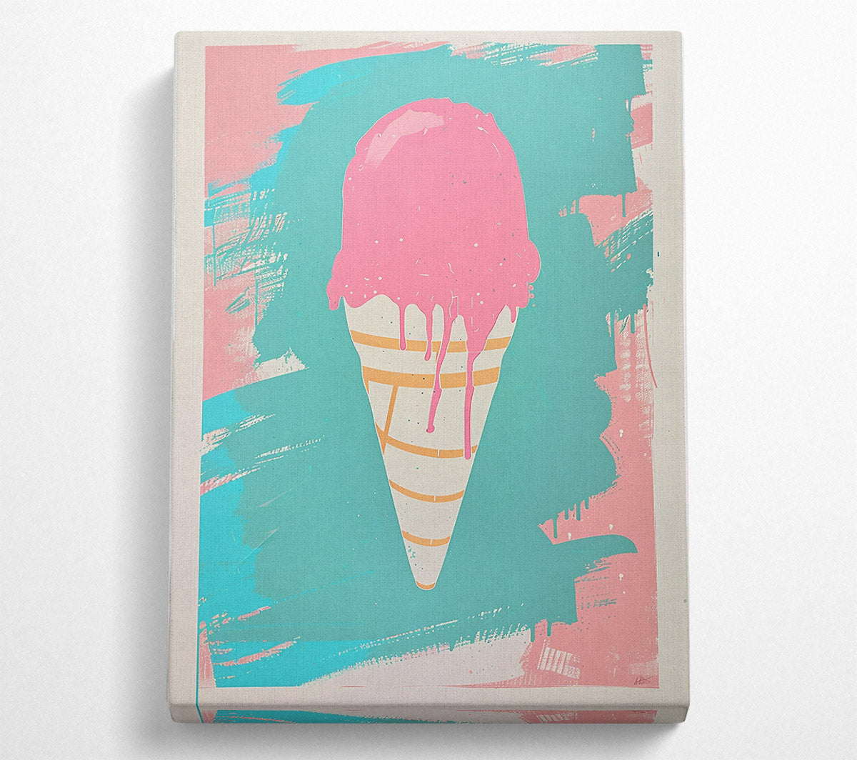 Melting Pink Dream Canvas Print