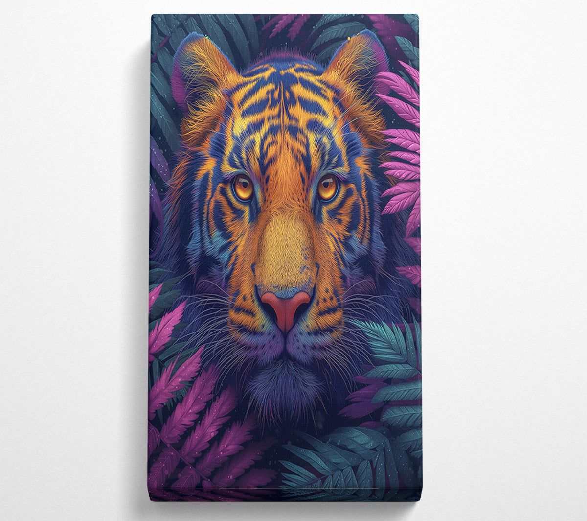 Purple Tiger'S Gaze Canvas Wall Art