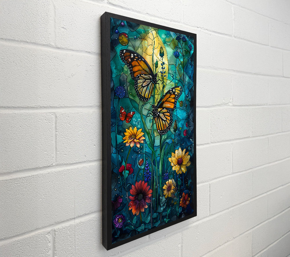 Teal Butterfly Garden