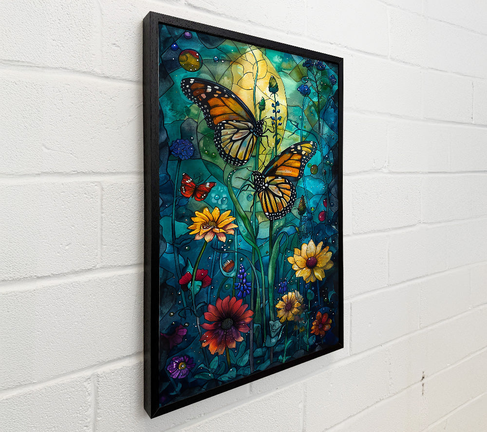 Teal Butterfly Garden