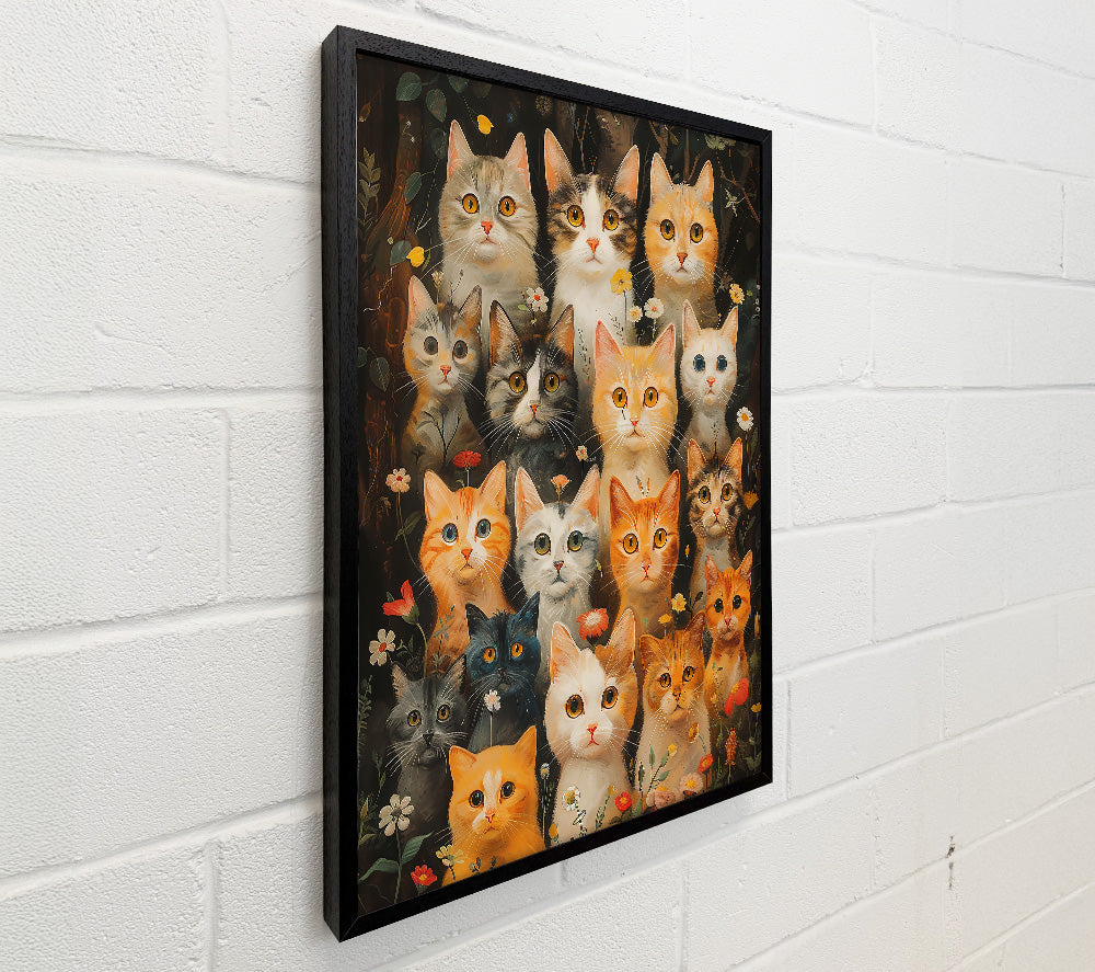 Orange Cat Garden Party