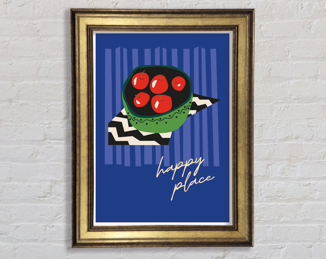 Happy Place Framed Print
