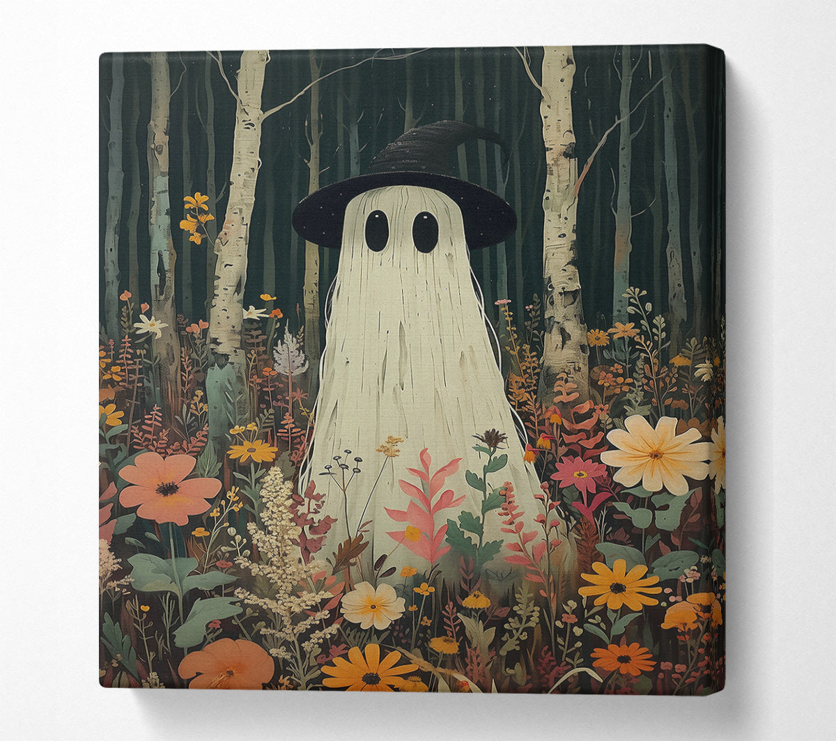 The Pale Forest Ghost Canvas Wall Art