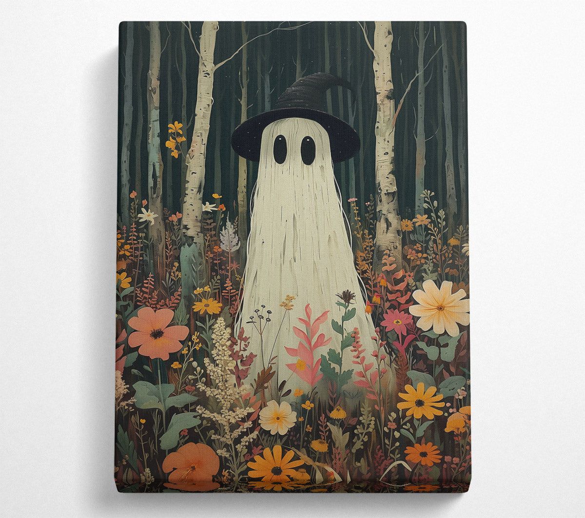 The Pale Forest Ghost Canvas Wall Art