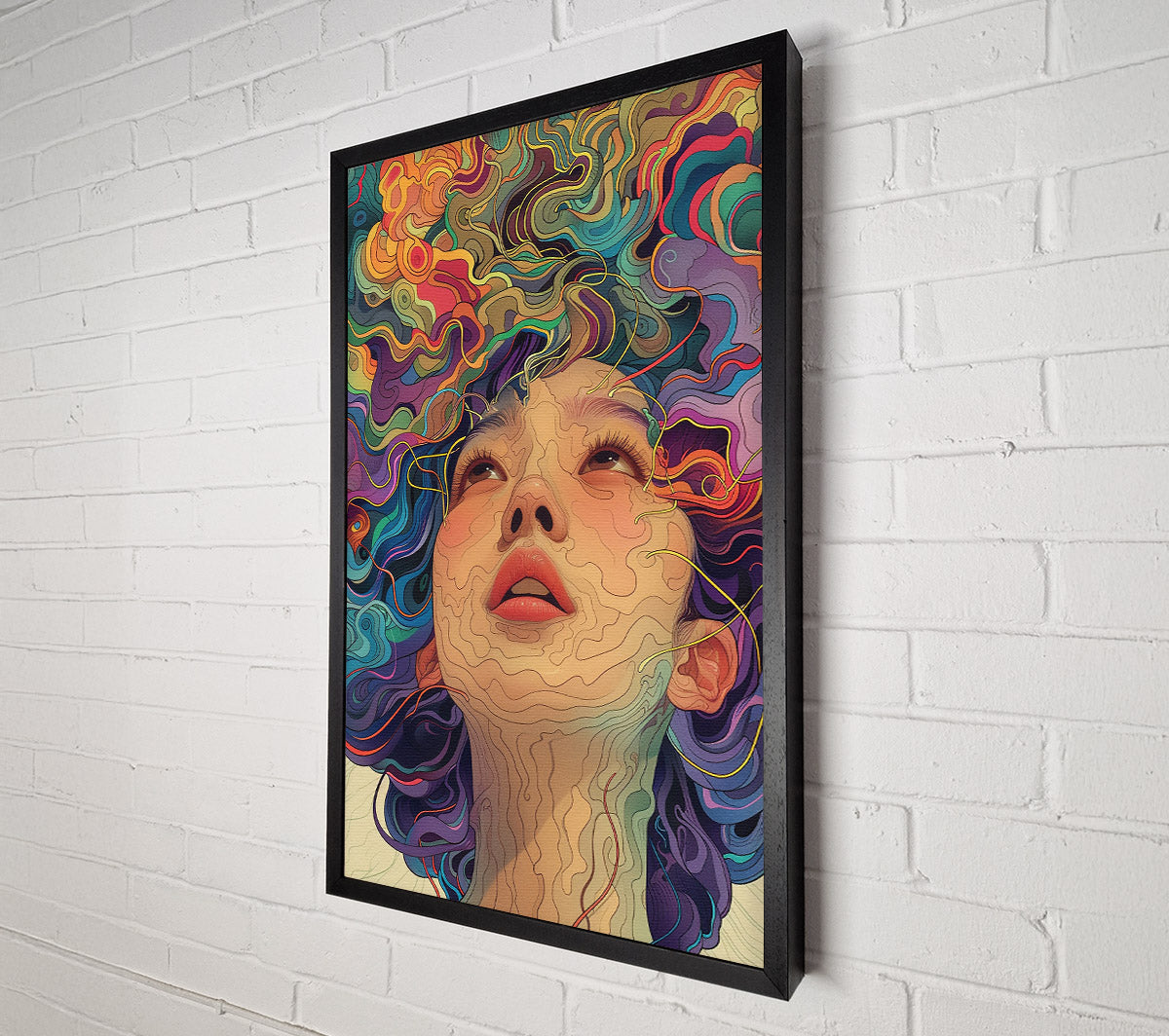 Purple Dream Within Canvas Wall Art