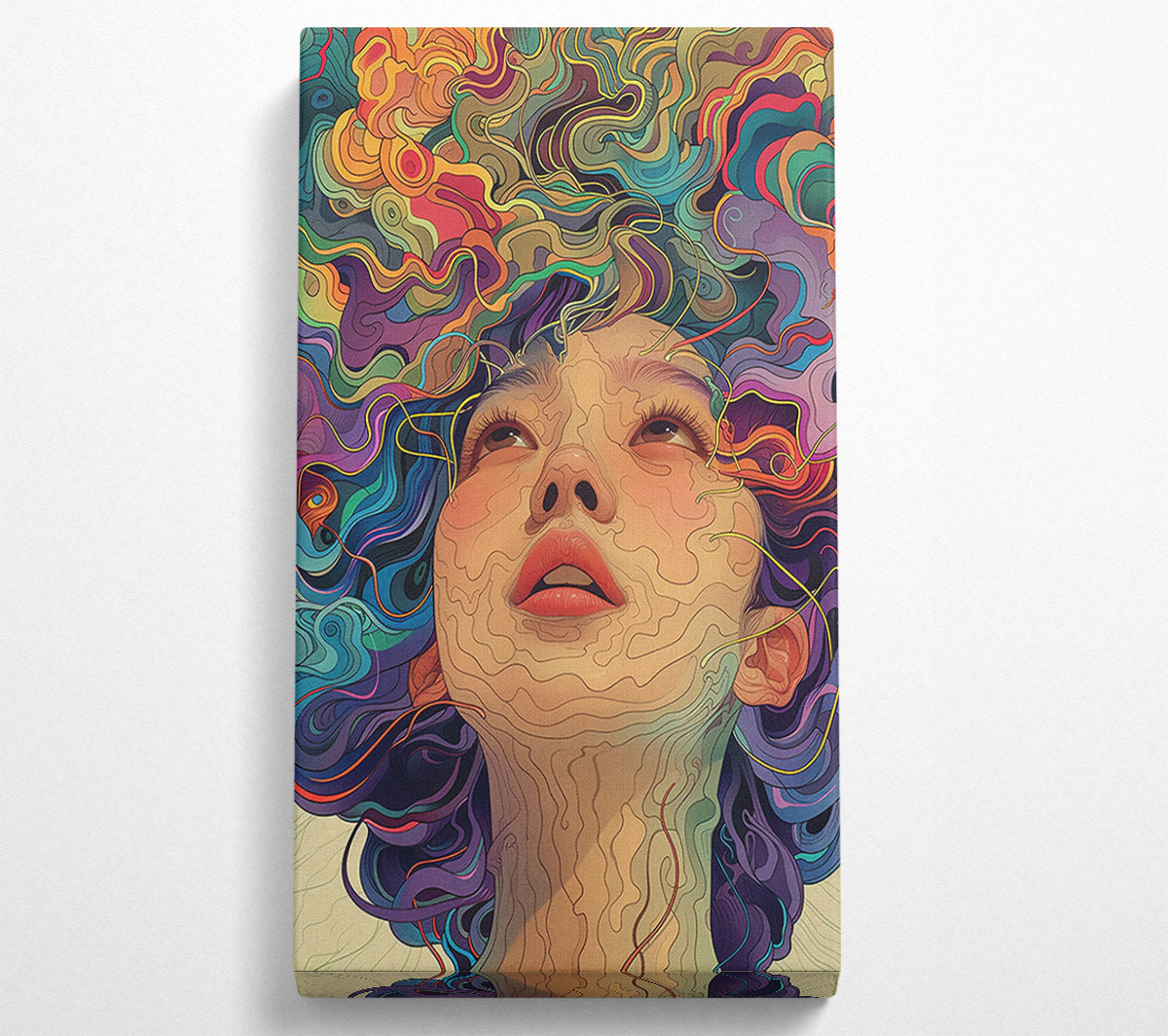 Purple Dream Within Canvas Wall Art