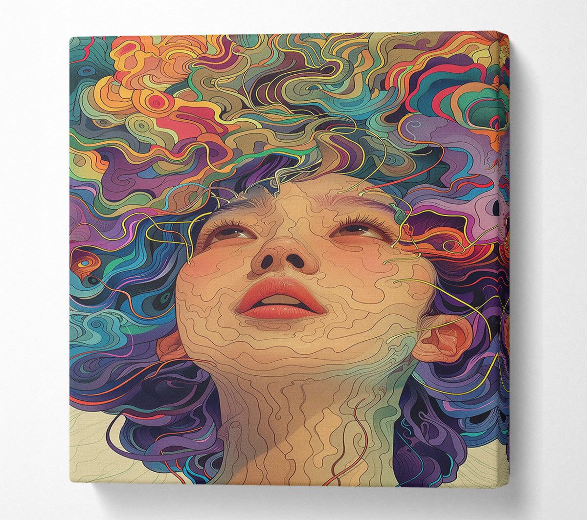 Purple Dream Within Canvas Wall Art