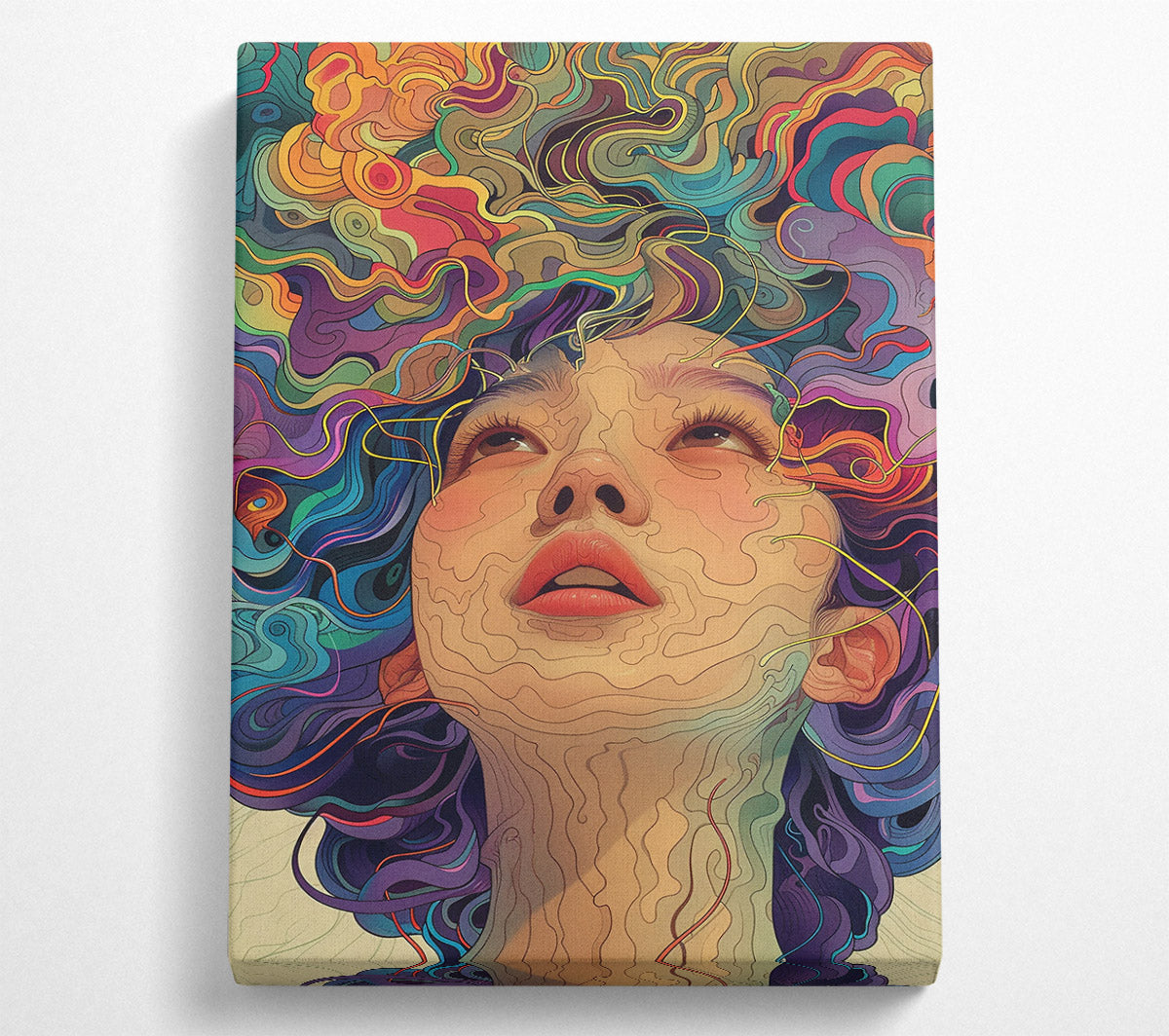 Purple Dream Within Canvas Wall Art