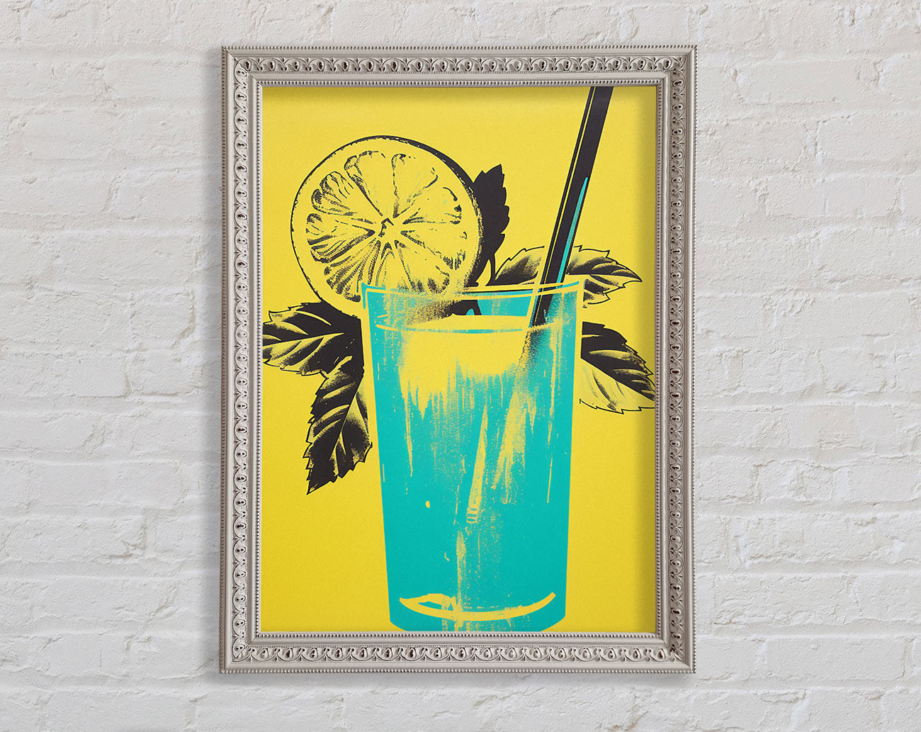 Lemonade Retro Framed Print
