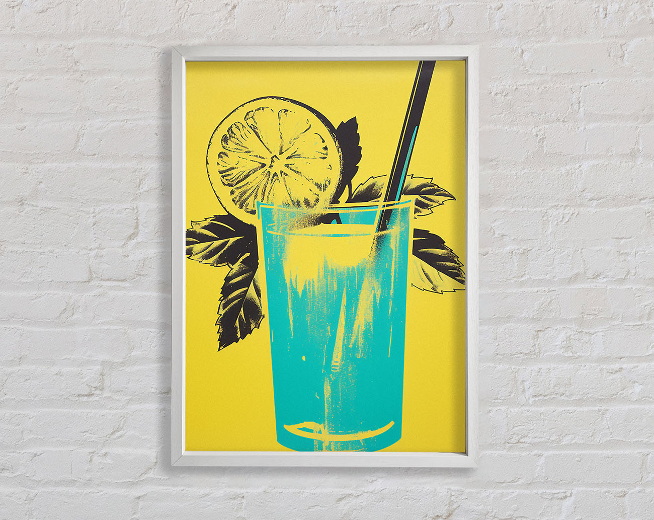 Lemonade Retro Framed Print
