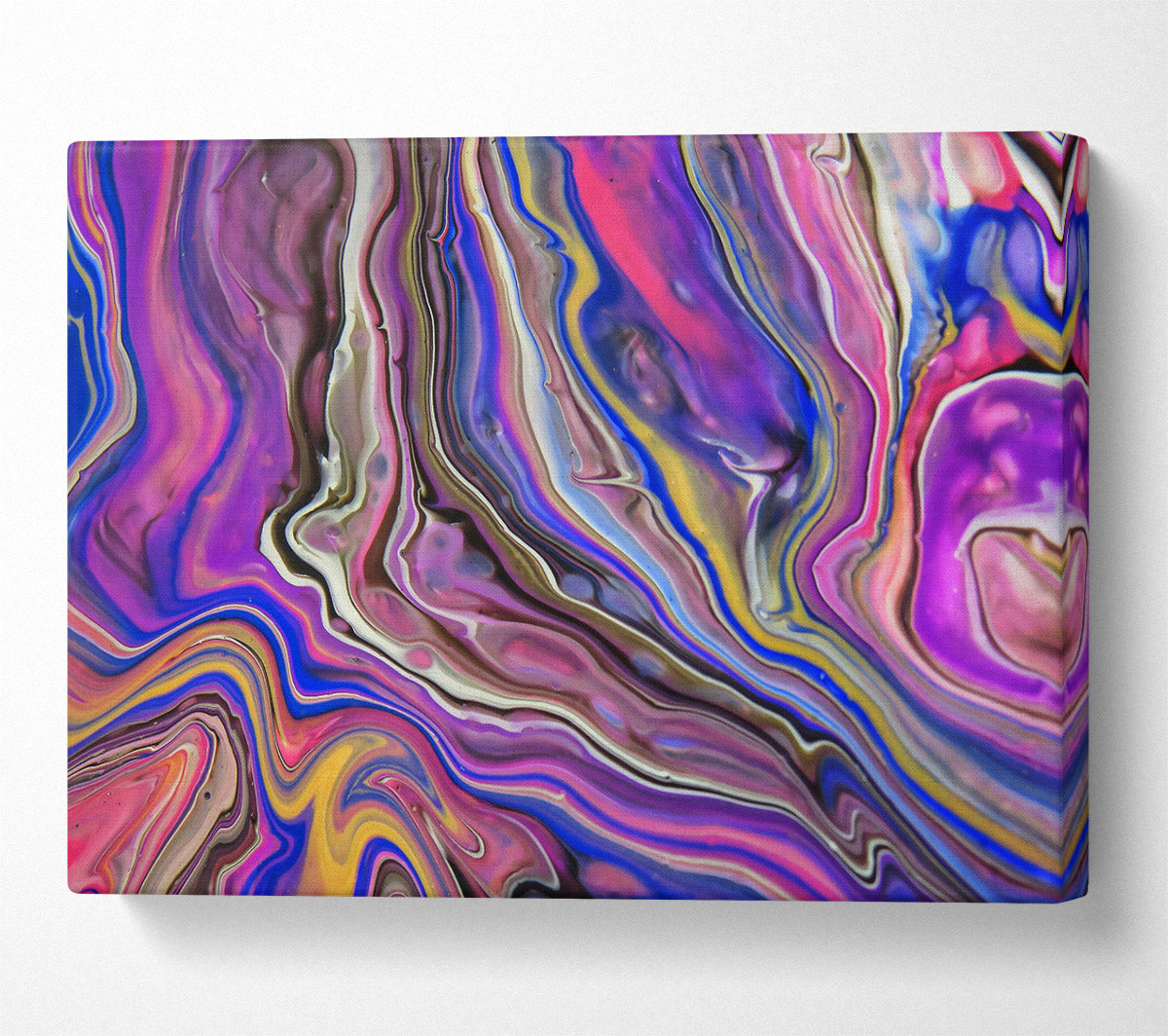 Purple Swirling Dreams Canvas Wall Art