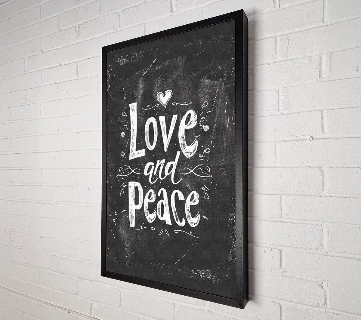 Love And Peace Canvas Print
