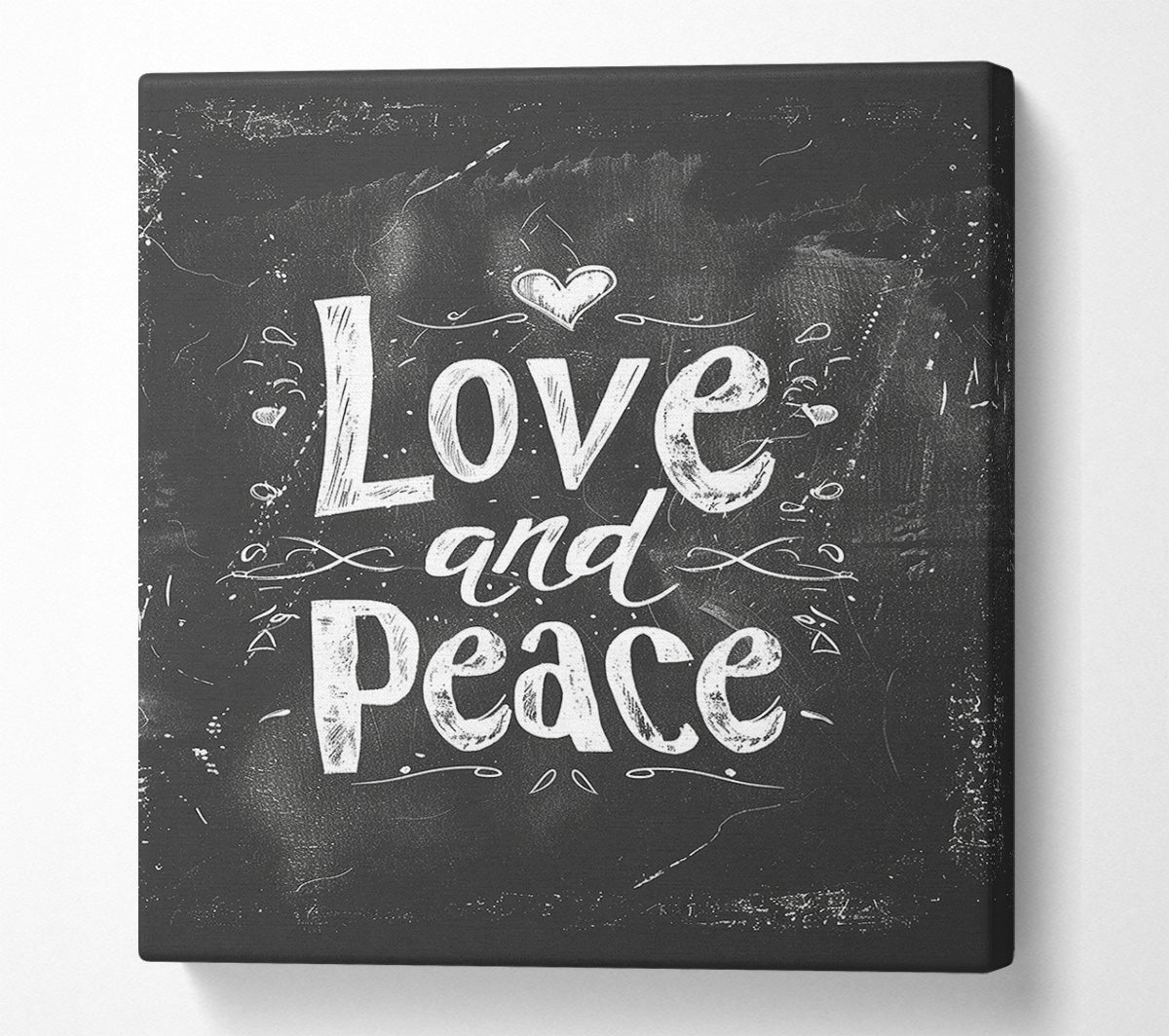 Love And Peace Canvas Print