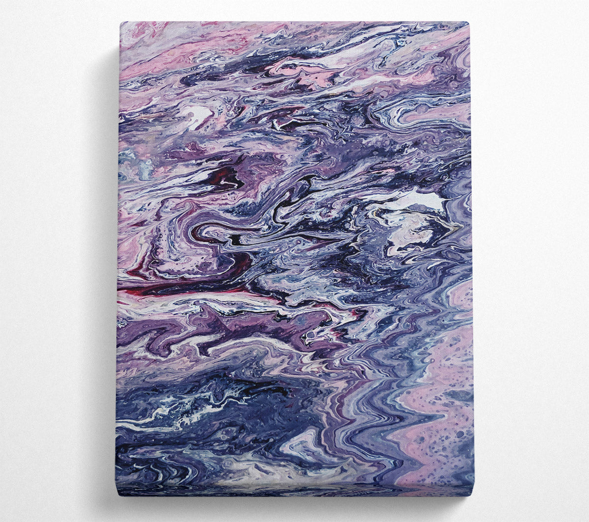 Purple Swirling Dreams Canvas Wall Art