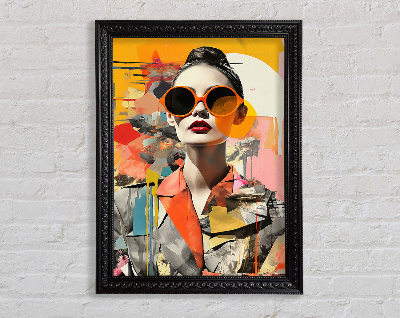 Modern Woman Fashion Framed Print