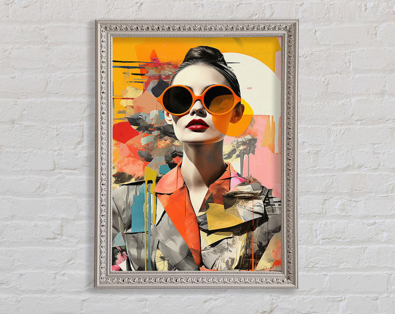 Modern Woman Fashion Framed Print