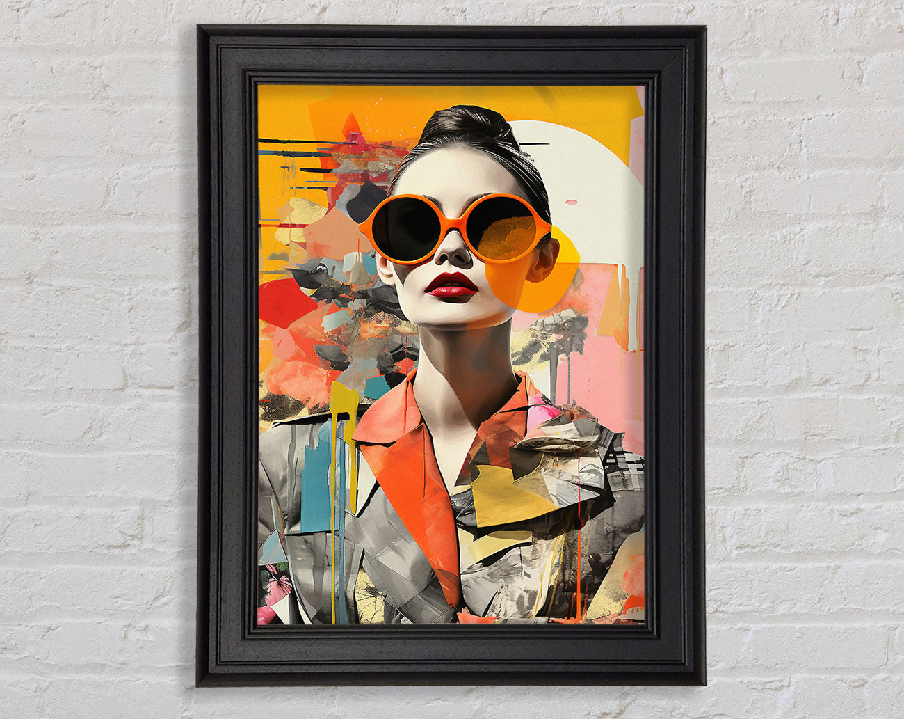 Modern Woman Fashion Framed Print