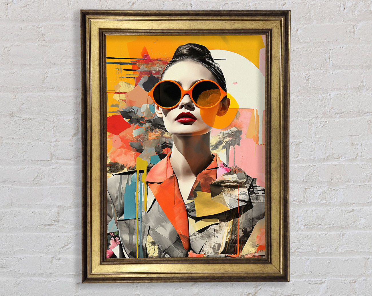 Modern Woman Fashion Framed Print