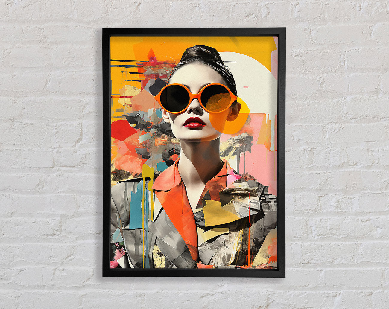 Modern Woman Fashion Framed Print