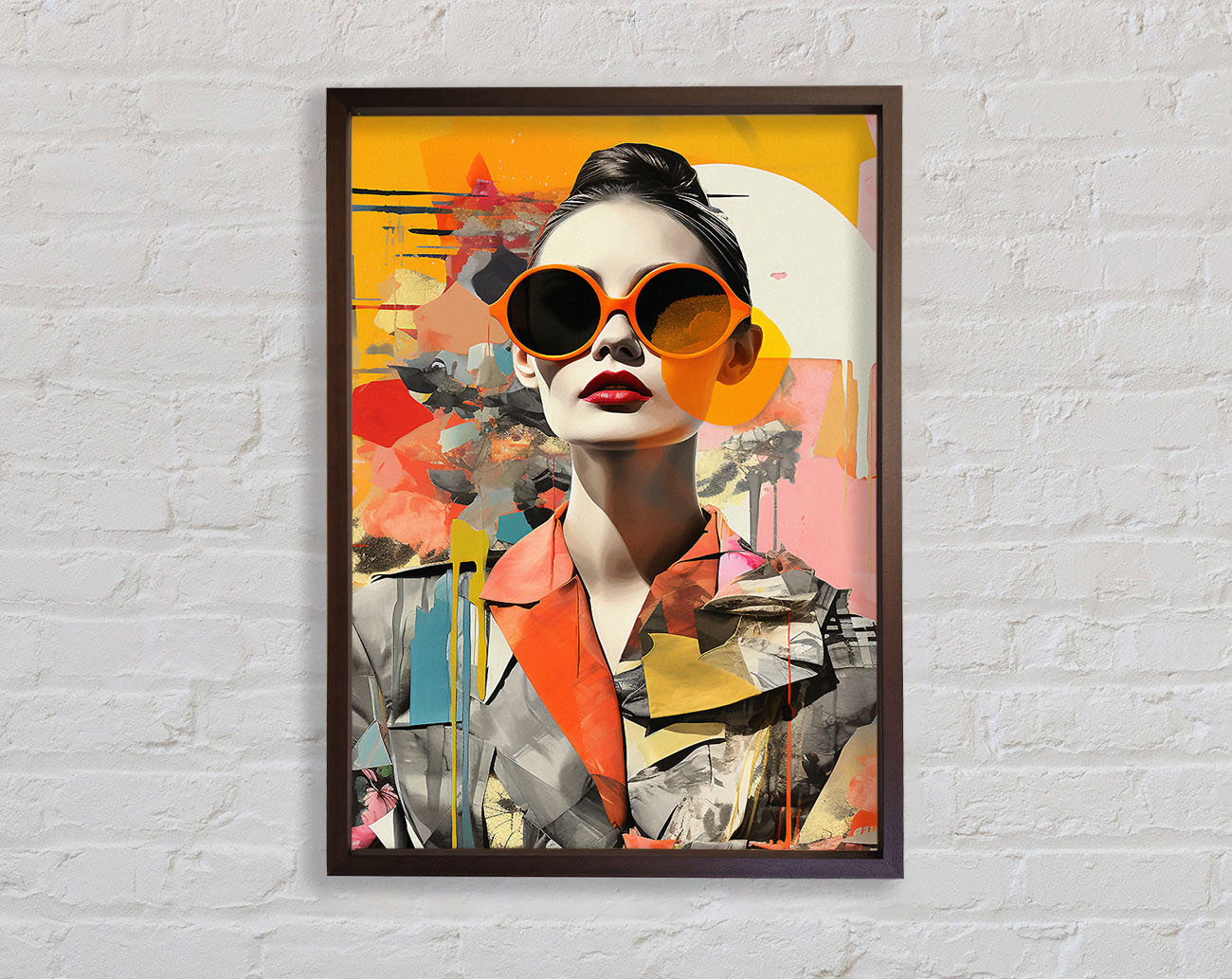 Modern Woman Fashion Framed Print