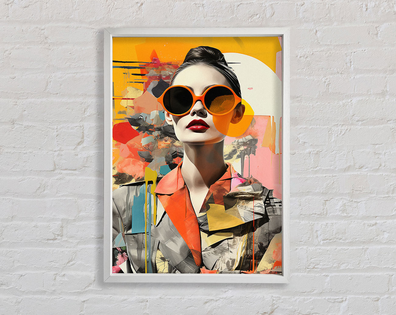 Modern Woman Fashion Framed Print