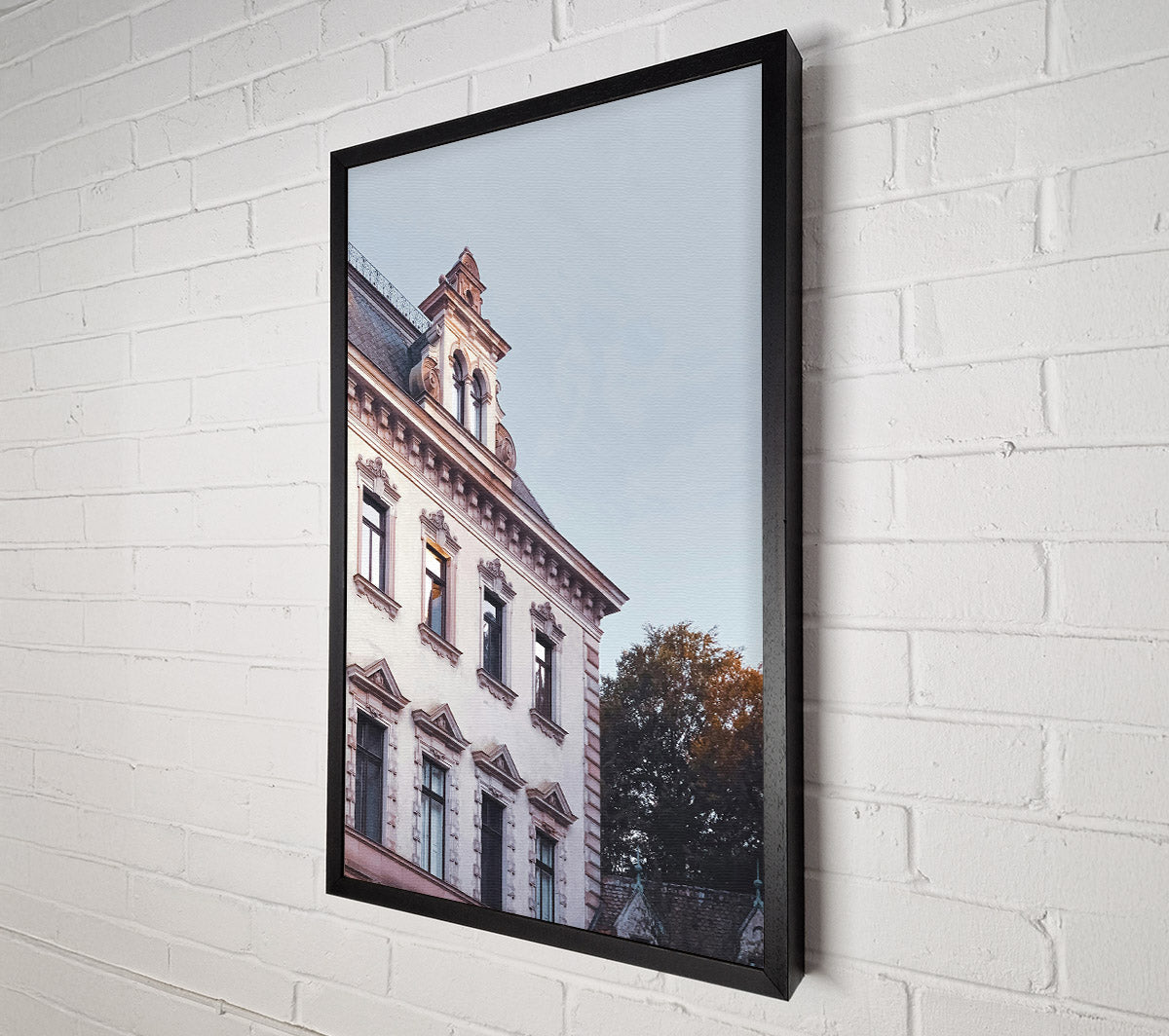 The Pale Facade Canvas Wall Art