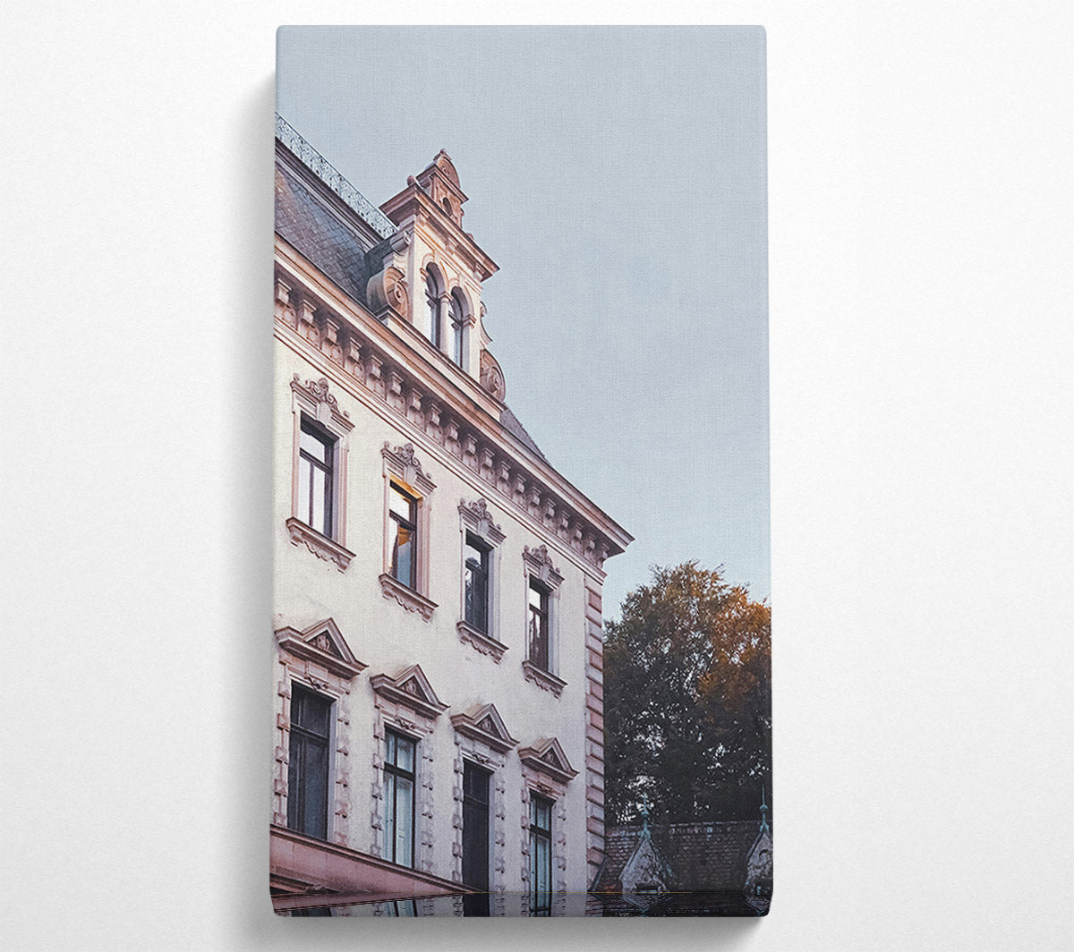 The Pale Facade Canvas Wall Art