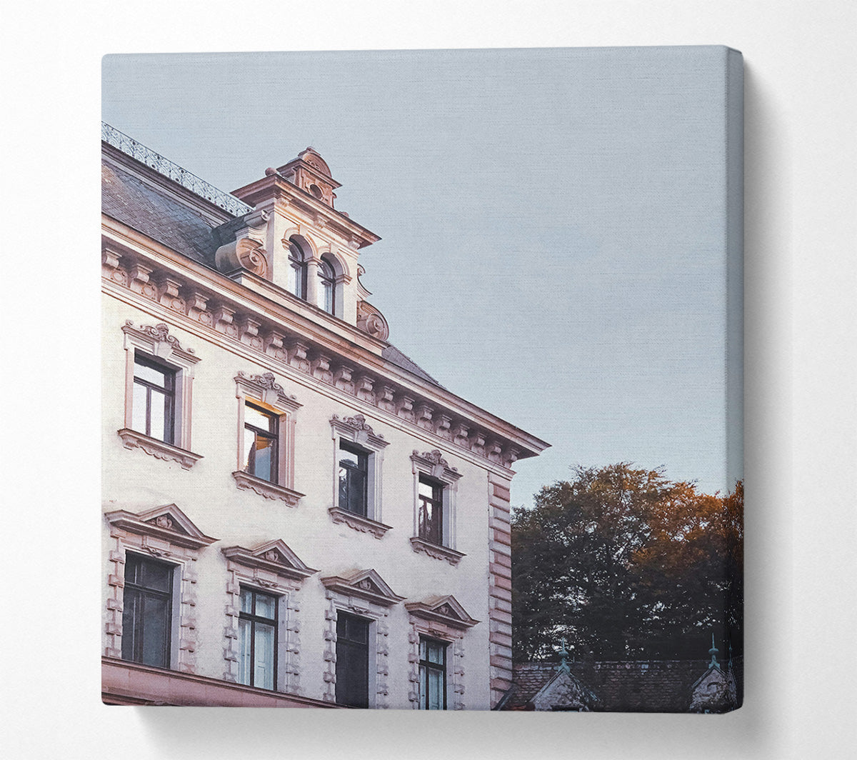 The Pale Facade Canvas Wall Art