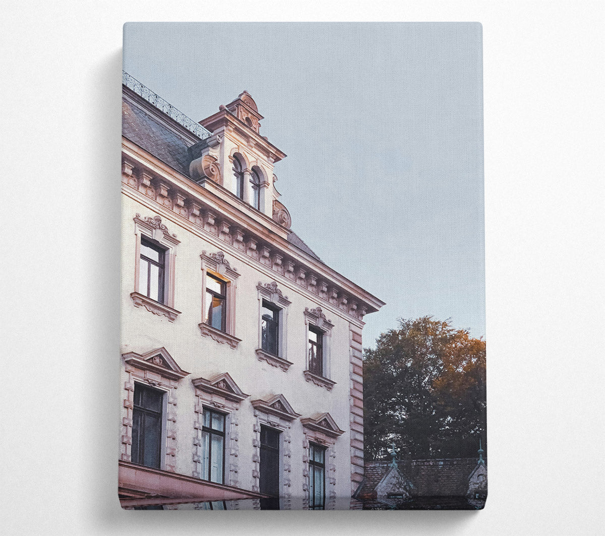 The Pale Facade Canvas Wall Art