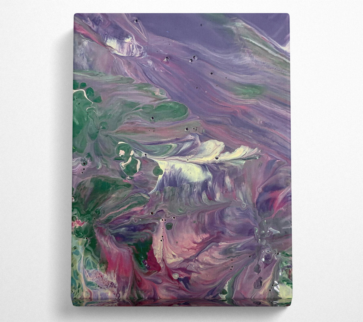Purple Swirling Dreams Canvas Wall Art